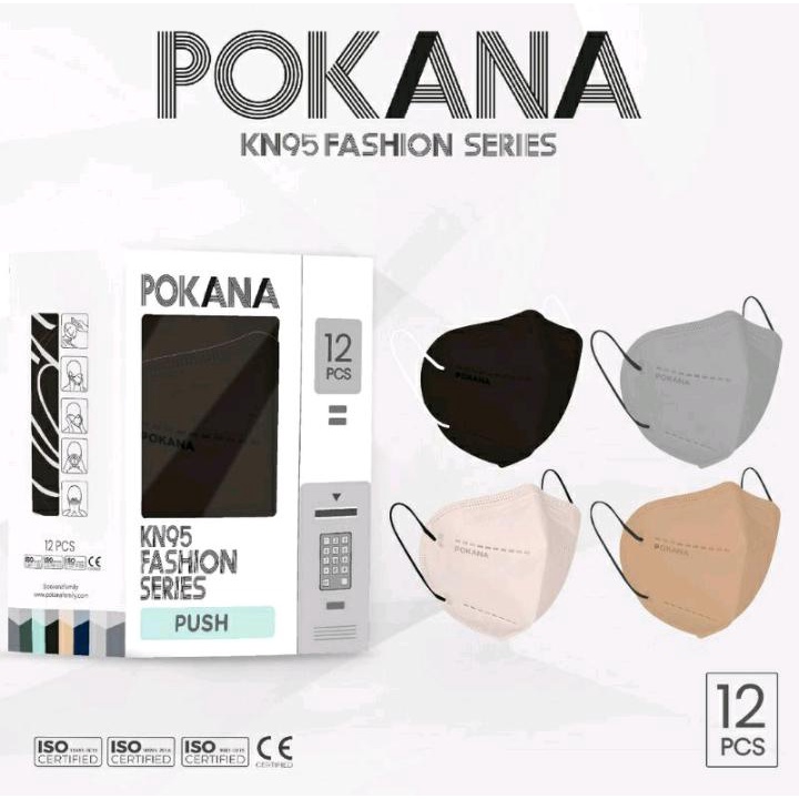 masker pokana KN95 fashion series 12's