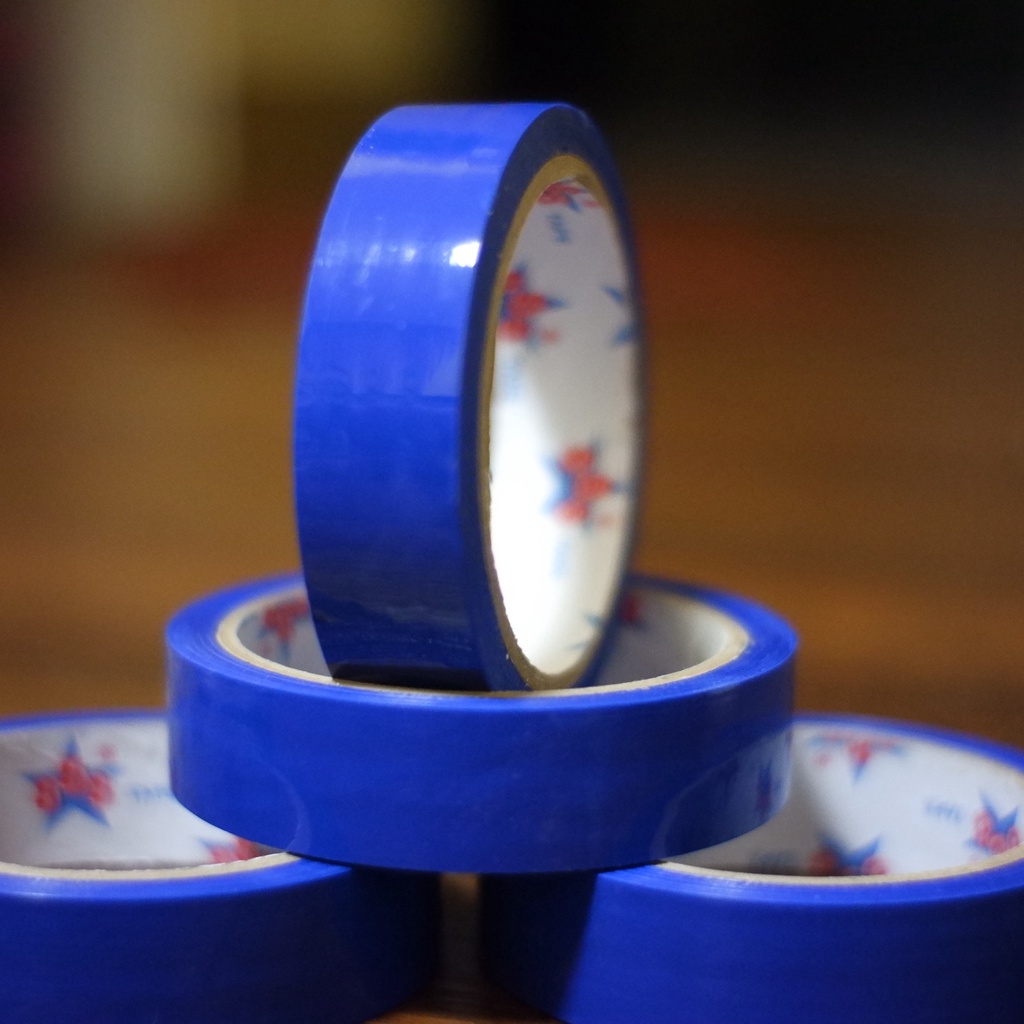 

Lakban OPP Isolasi Plastik Warna Warni Opp 24 mm Biru