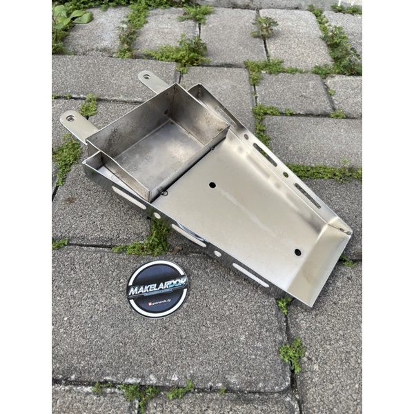 pangkon aki gl100 aki model berdiri crome,dudukan aki gl100