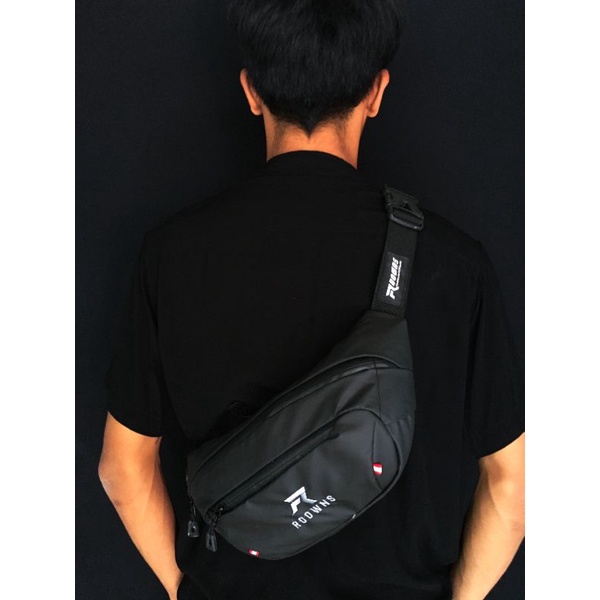 Tas Selempang Pria Anti Air Wistbag Waterproof Roowns Original Woven