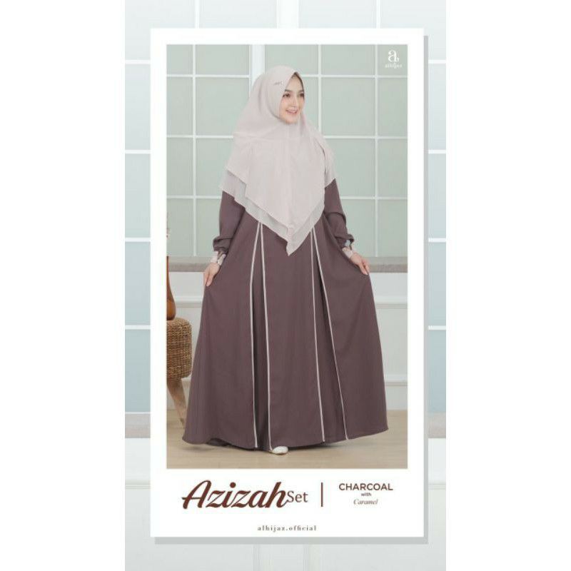GAMIS SYAR'I AZIZAH SET ORI BY ALHIJAZ [READY SIZE M]