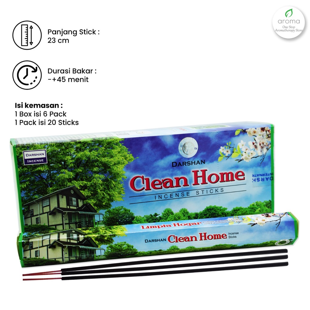 Dupa India (Aromaterapi) Hexa - Darshan Clean Home