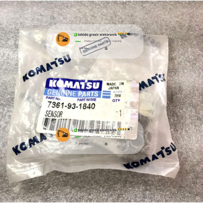 Sensor Low Pressure PC200-8 PC300-8 7861-93-1840 7861931840 Komatsu