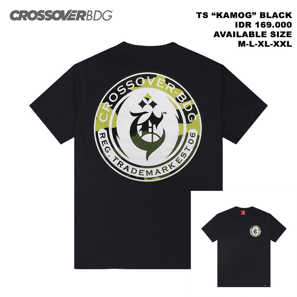 TSHIR / KAOS CROSSOVER BDG ORIGINAL KAOS BEST SELLER DISTRO