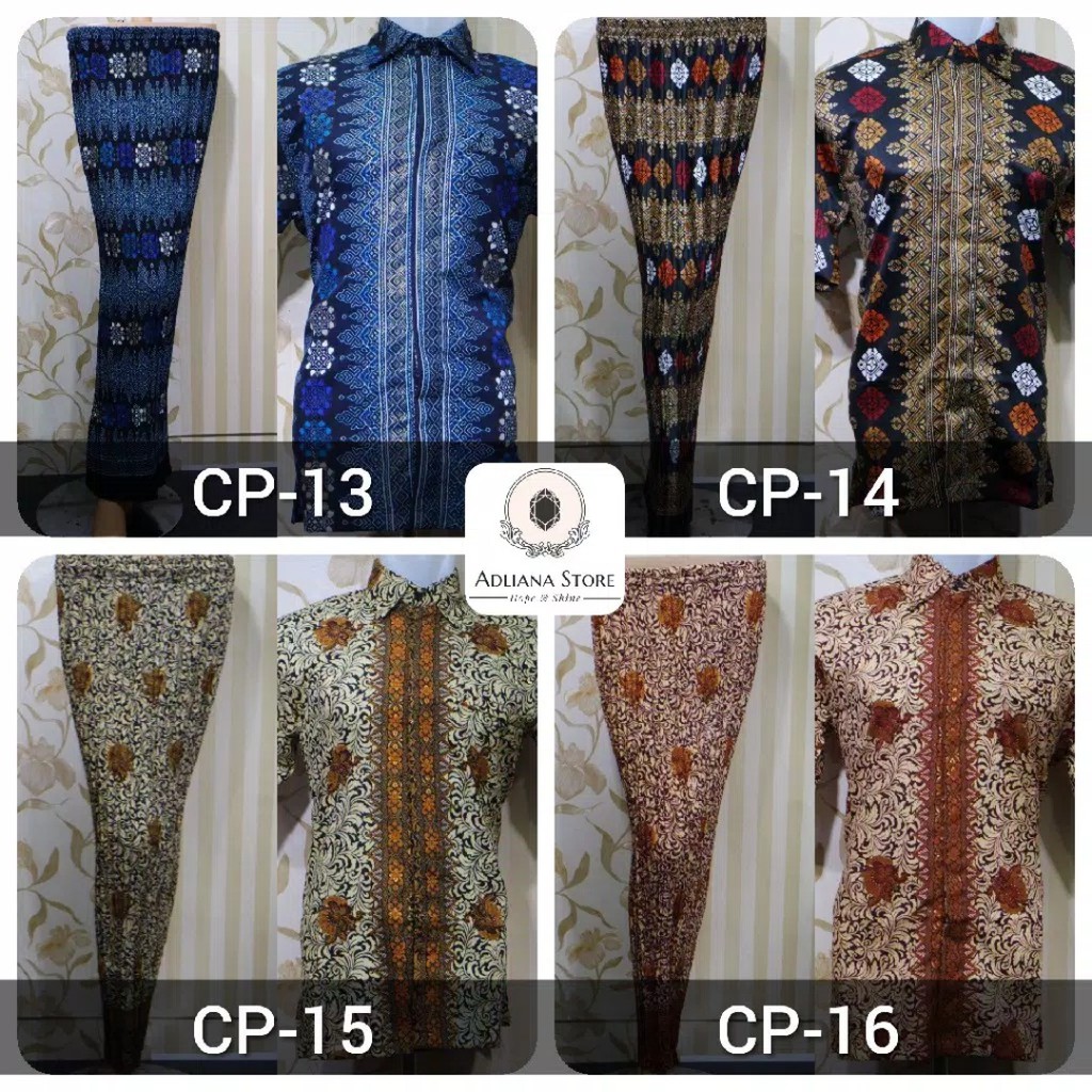 (COD) STELAN BATIK KOUPLE  MIX ROK PLISKET - BATIK OUTFIT PESTA - BATIK MODERN - BAJU OOTD COUPLE MODERN