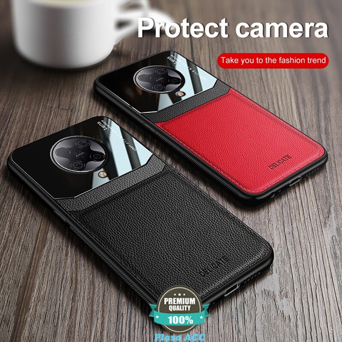 Elegant Leather Case Poco F2 Pro - Casing Poco F2 Pro Case