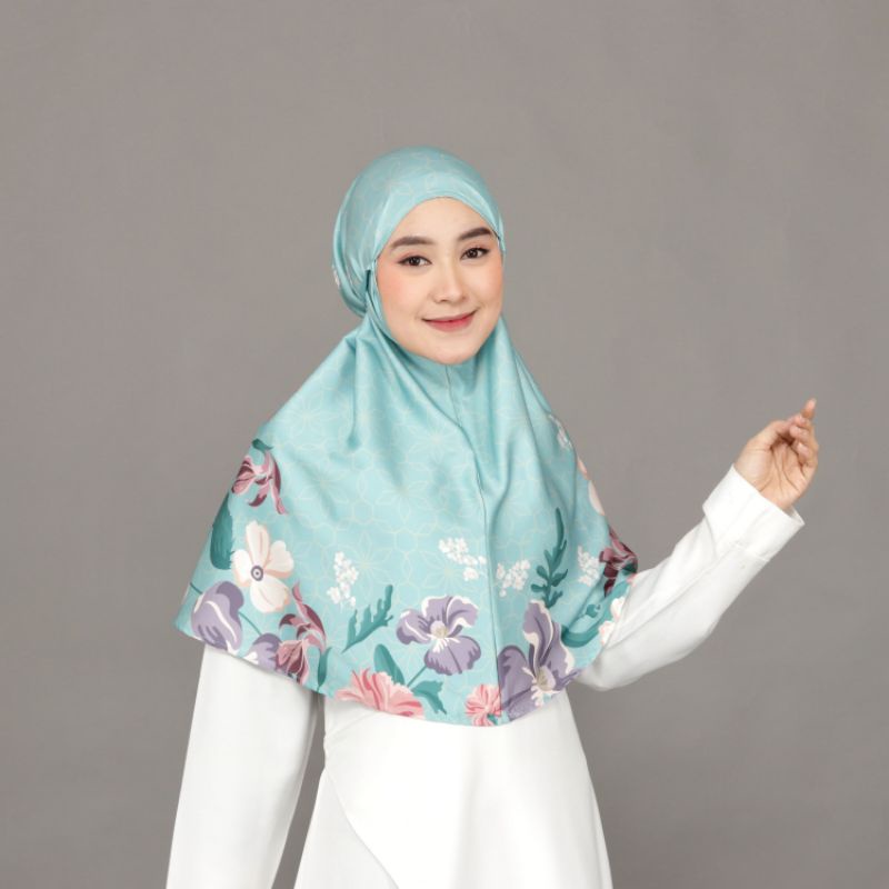 KHIMAR  HIJAB INSTAN BERGO MOTIF PRINTING