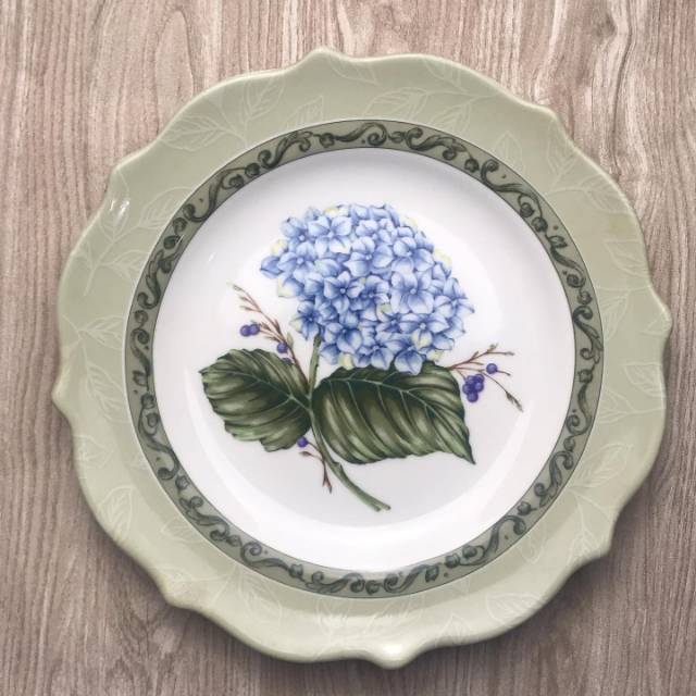 Piring Keramik Hias Cantik Salad 22 cm Sisa Ekspor Wall Decor Plate (Sango, 222 Fifth, Coventry dll)