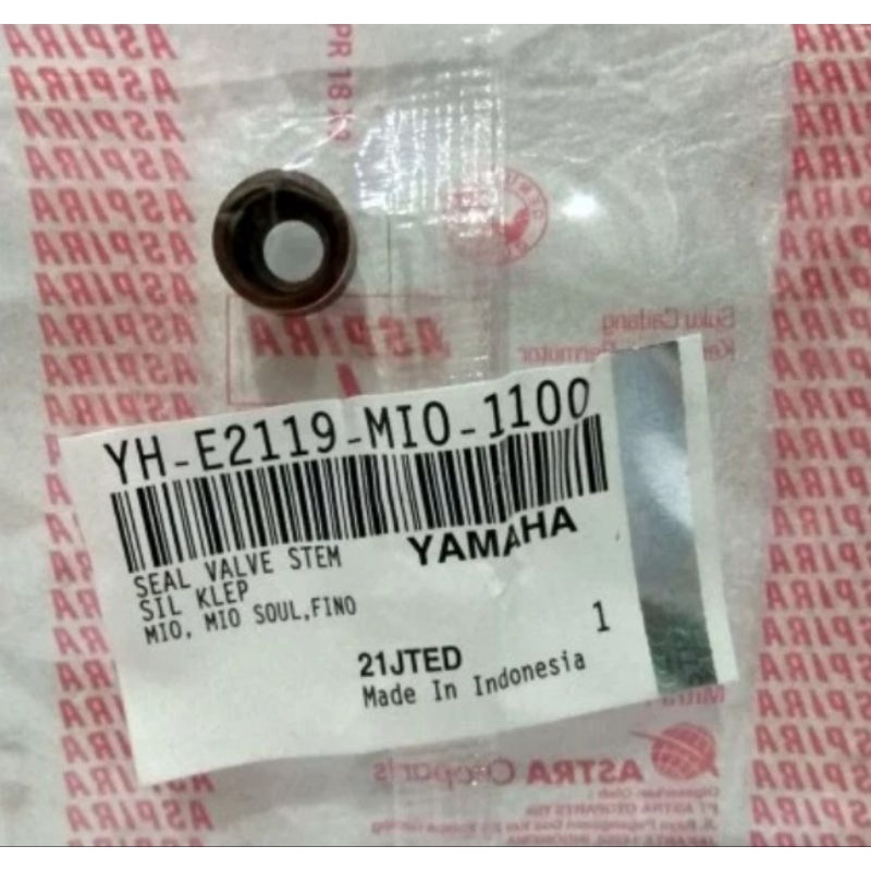 SIL KLEP MIO MIO 125 MIO J MIO M3 MIO Z SEAL KLEP MIO J MIO 125 MIO Z ASPIRA TGP ORISINIL YAMAHA (HR