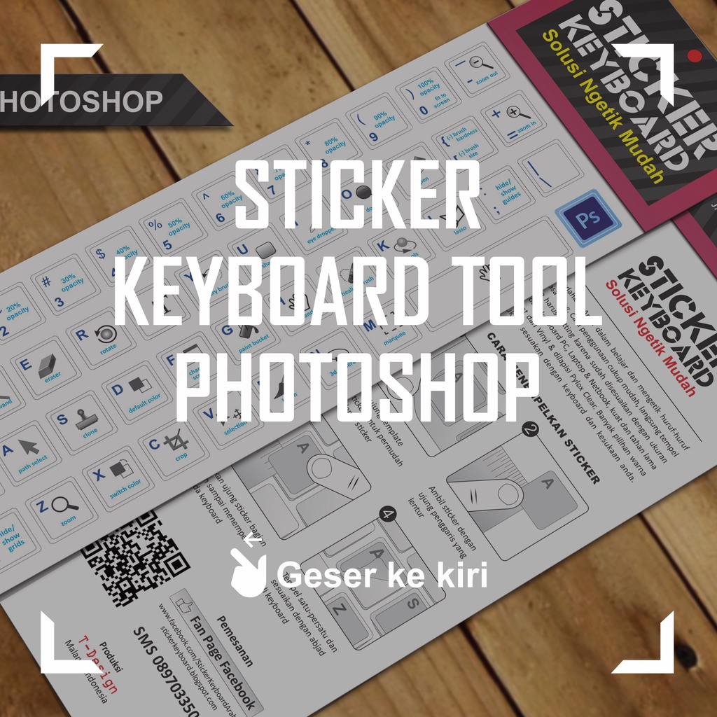 

STIKER KEYBOARD TOOL PHOTOSHOP STICKER APLIKASI