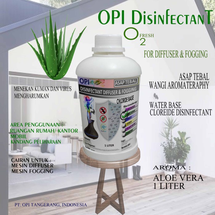 Disinfectant Fogging dan diffuser aromatherapy 1L Produk OPI baru By Oke Sabun sudah ada izin edar resmi by Oke sabun suplayer