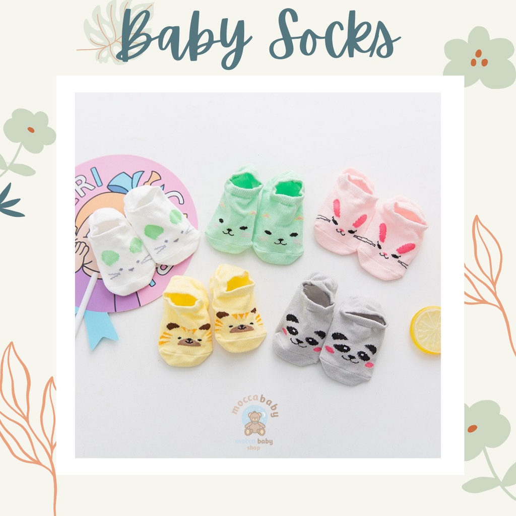 MBSS - Promo kaos kaki anak/kaos kaki bayi import motif binatang 3D / ANIMAL LAND