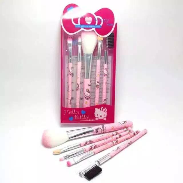 Kuas Makeup Set Hello Kitty Mika isi 5