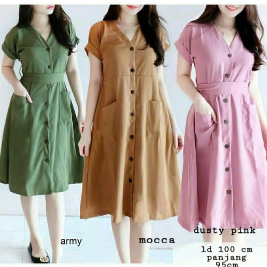 CATHERINE - DRESS CLARISA / DRESS / DRESS WANITA / DRESS CASUAL