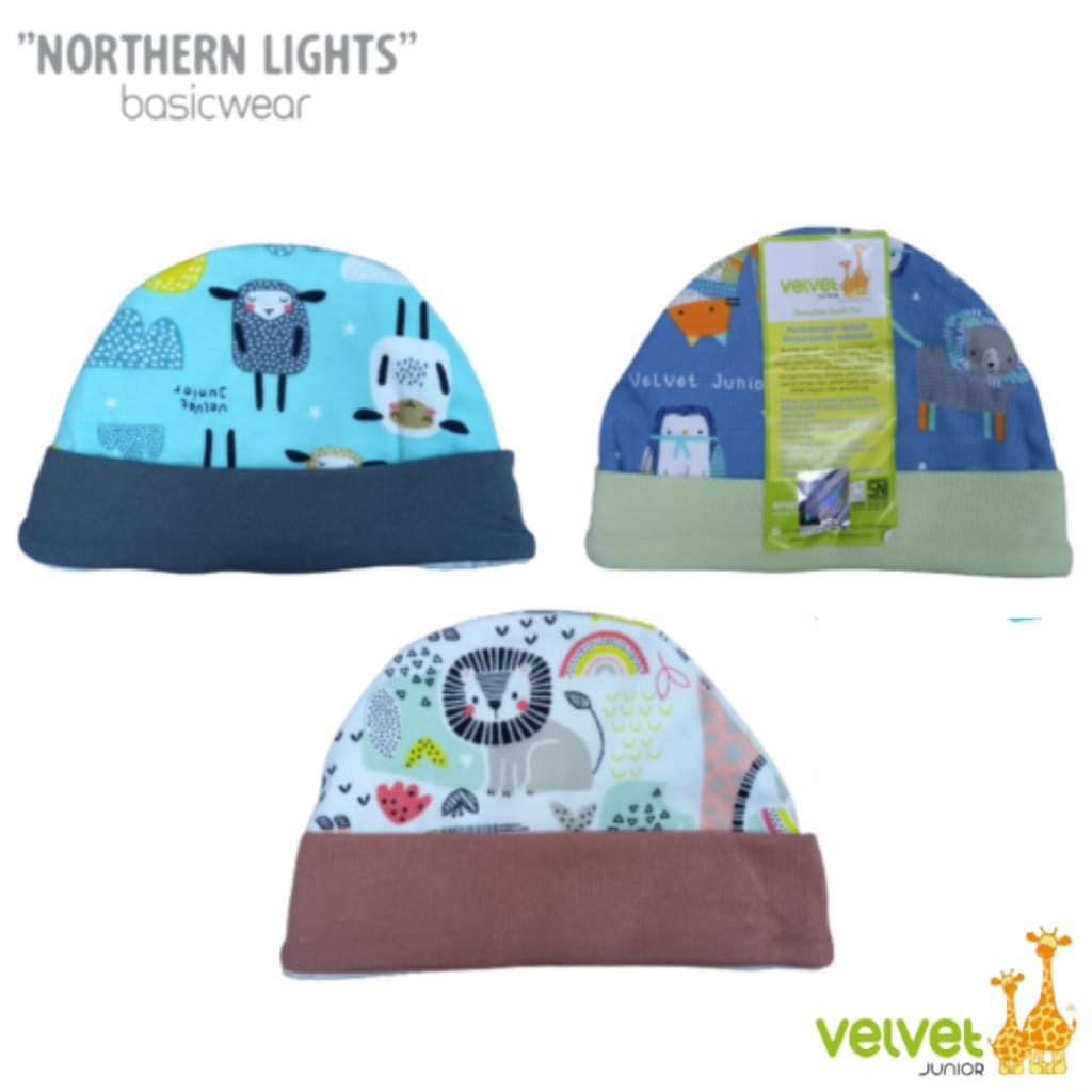 Velvet Junior Topi kupluk (3 pcs)