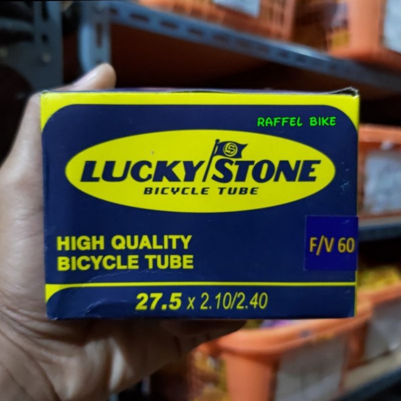 Termurah. Ban dalam Lucky Stone 27.5x2.10/2.40 FV 60mm. Ban dalam 27.5. Ban dalam 27.5x2.1.25. Ban d