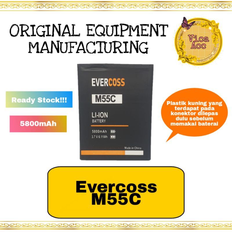 Baterai battery batre evercoss M55C M55