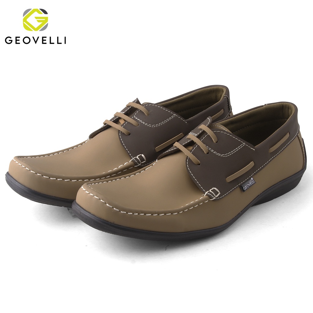 Laofers Kasual - Sepatu Casual Pria Tali Gvl Geovelli G-1975