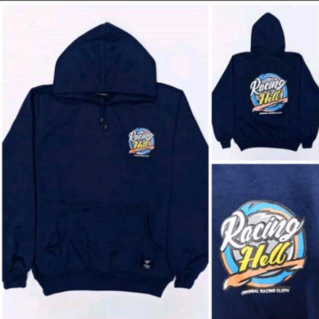 Jaket hoodie racing hell