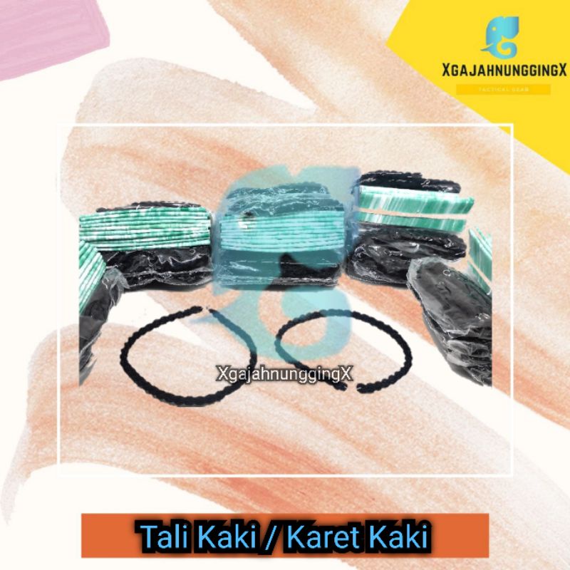 Tali Kaki Komando Karet Gelang Kaki Kaos Kaki PDL Berkualitas Murah Bandung