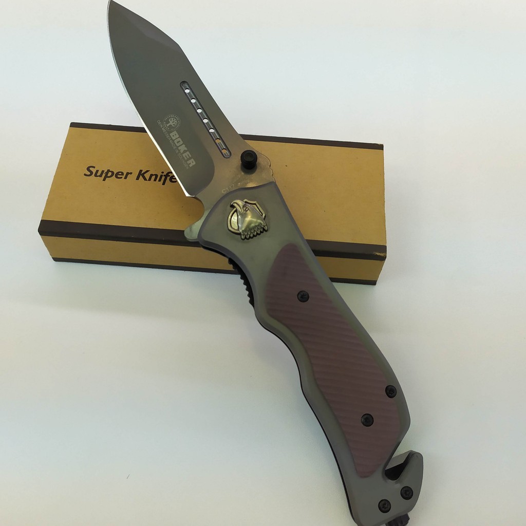 Survival Kit Pisau Lipat Boker c117