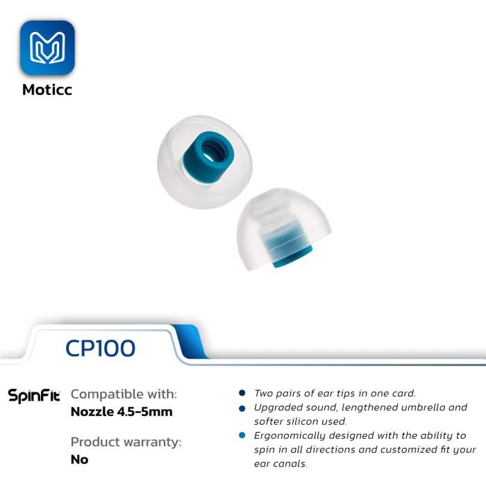 Original Spinfit Cp100 Ultimate Silicone Ear Tip 360 Rotation