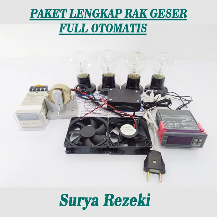 perlengkapan alat Mesin Tetas Telur Full Otomatis / Mesin Penetas Telur Otomatis sistem rak geser