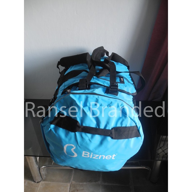 Tas Travel Biznet duffle Duffel 72 liter biru muda