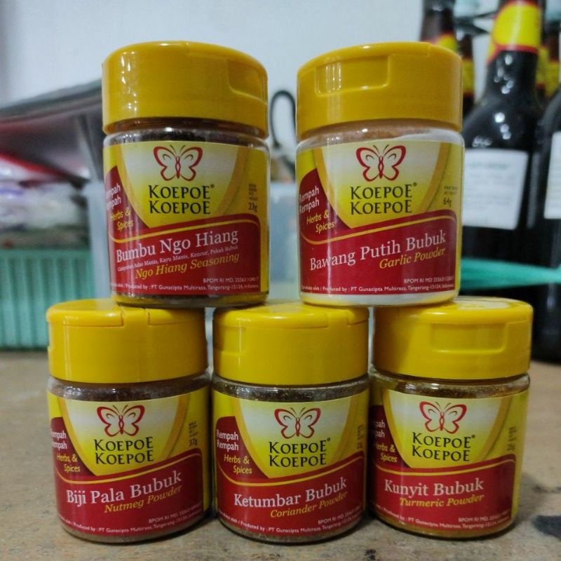 

Kupu-kupu/Koepoe-koepoe berbagai macam Rempah-rempah