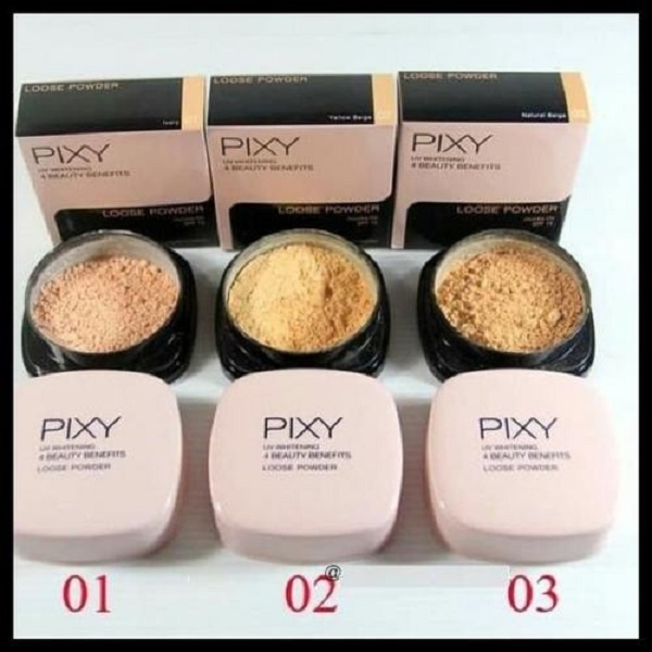 Pixy UV Whitening 4 Beauty Benefit Loose Powder ( Bedak tabur ) 12g (VH)