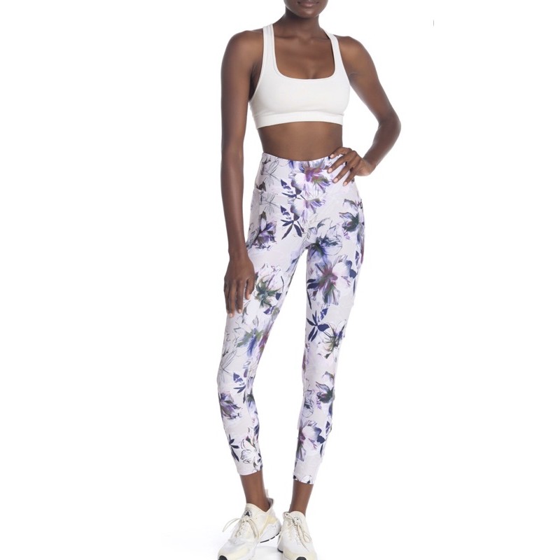Gottex Flower Print Double Pocket High Waist Leggings