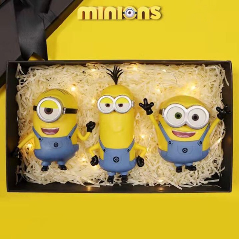 Mainan Action Figure Model Kartun Anime Despicable Me 2 Minions Bob Kevin Stuart Bahan PVC Untuk Hadiah Anak