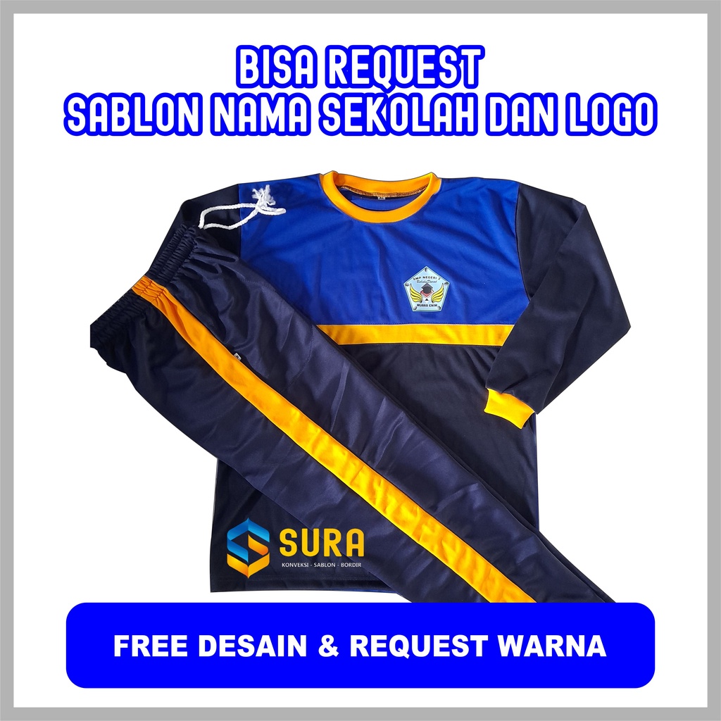 Setelan Seragam Kaos Olahraga Anak TK, SD, SMP, SMA / Seragam Baju Olahraga Anak Sekolah SD TK, SD, 