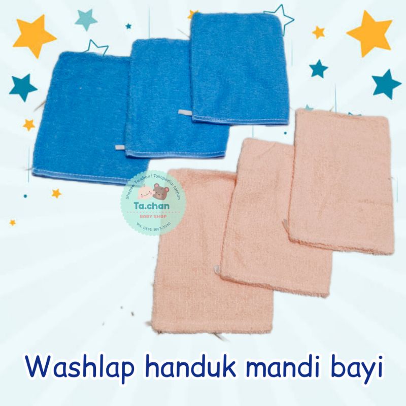 Washlap mandi bayi bahan handuk