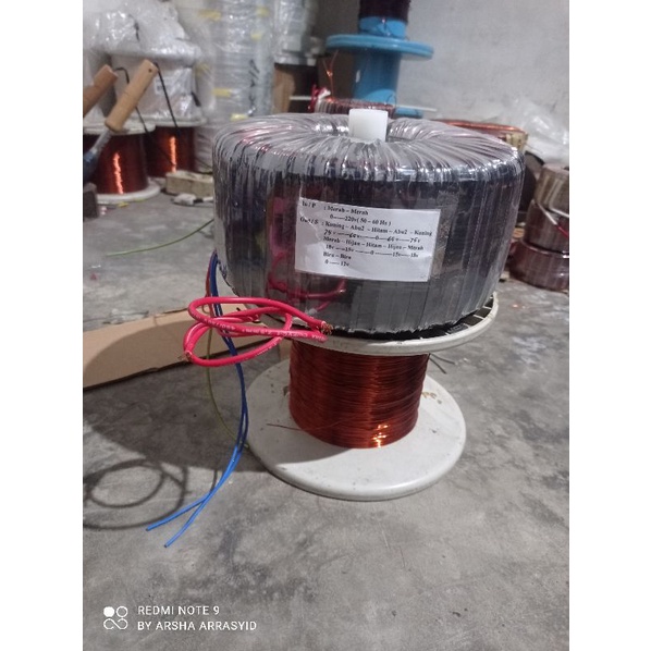trafo toroid donat 30A CT 75V
