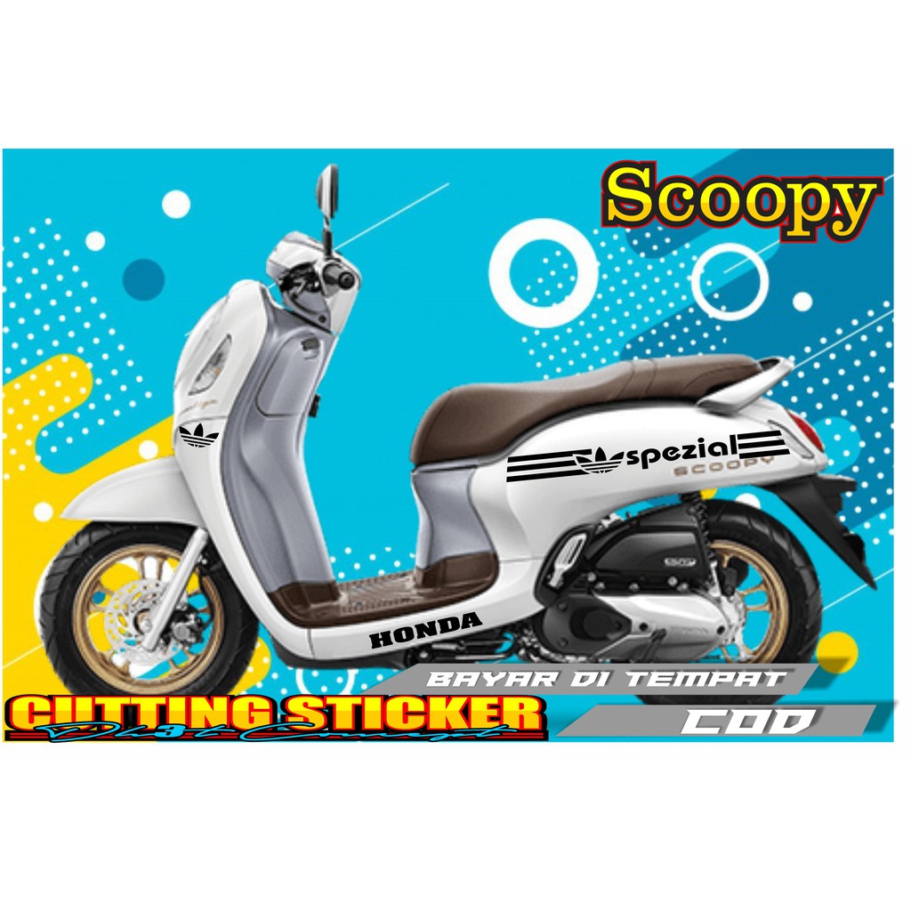 Sticker Scoopy Striping Logo Adidas Spezial Prestige All Scoopy Cutting Sticker Scoopy Simple STRIPI
