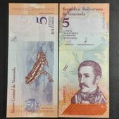 UANG KUNO UANG ASING 5 VENEZUELA GRESS/UNC