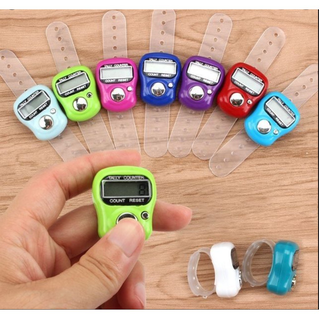 BAJ TASBIH DIGITAL MINI Alat Hitung Elektronik Finger Tally Counter Mini Jari Penghitung SS023