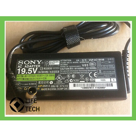 AC Adaptor Charger Laptop SONY VAIO vpc-yb vgn-fz vpc-ea vgn-cr vgn-fw vpc-cw vgn-sz vpc-ca vgp-ac19v33