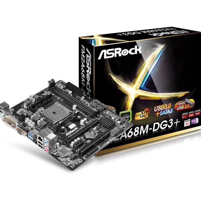 Motherboard Asrock Fm2A68M-Dg3+ (Socket Fm2+ / Fm2)