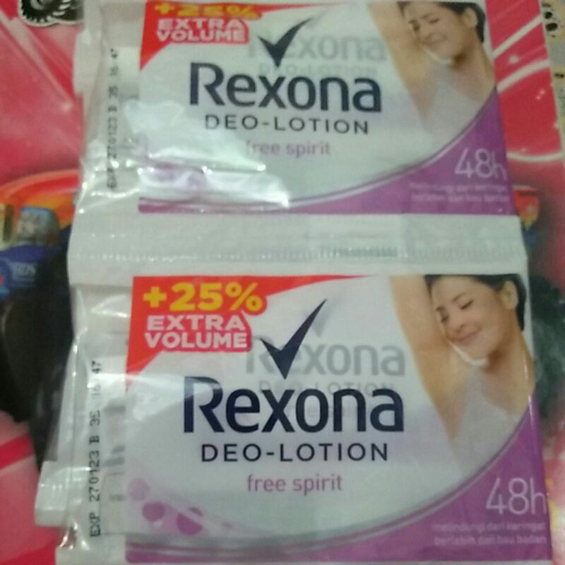ecer rexona sachet