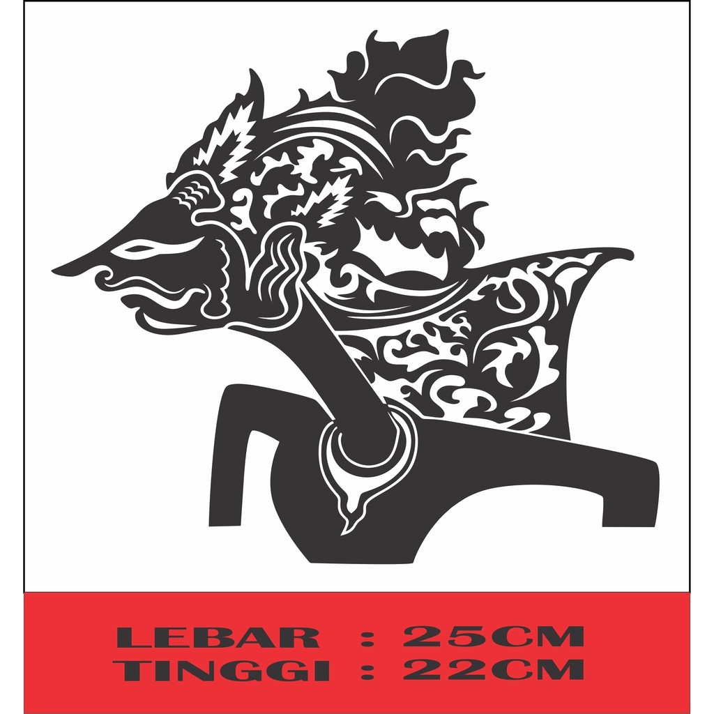 

Cutting Stiker Wayang Arjuna