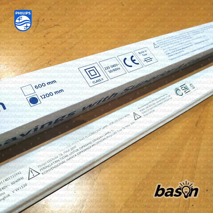 PHILIPS BN015C BARE 1 x TLED - Batten for LEDTube - TANPA LAMPU