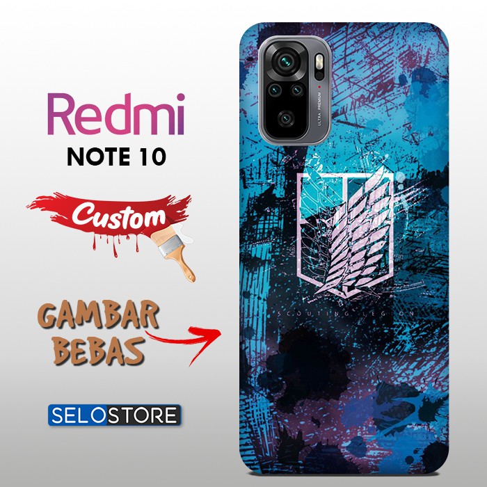Hardcase Casing Case Redmi Note 10 Custom