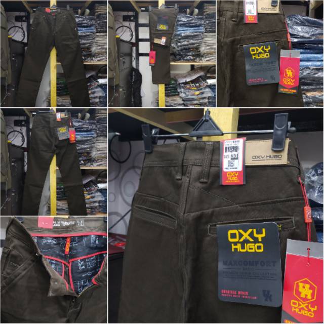 COD / CELANA OXY HUGO / POLA KAKI STANDARD / KATUN PREMIUM