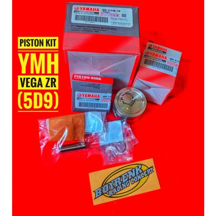 PISTON SEHER KIT 5D9 VEGA ZR STD s/d 100 ORIGINAL ORI ASLI YMH YGP-BOYRENK RACING