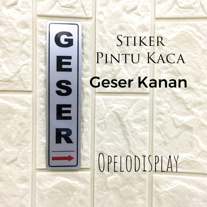 

A401Xjex Stiker Geser Kanan / Sign Board Geser Kanan D501Cnf