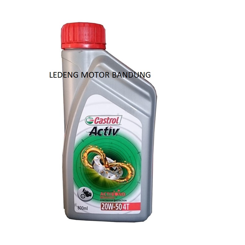 Oli Castrol Activ 20w40 20w50 800ml Motor bebek Yamaha Honda Suzuki