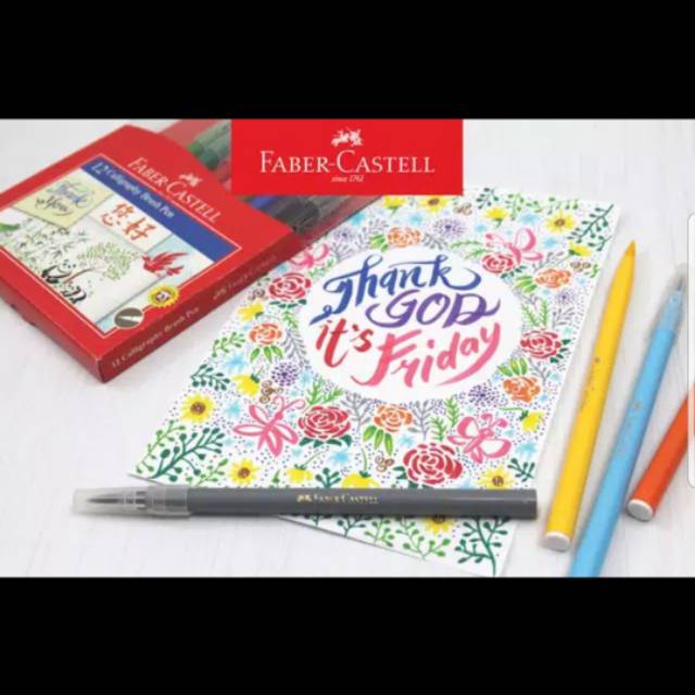 

HJK Calligraphy Brush Pen Faber Castell