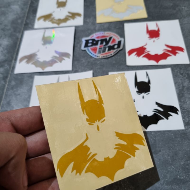 STICKER STIKER LOGO BATMAN SILUET CUTTING